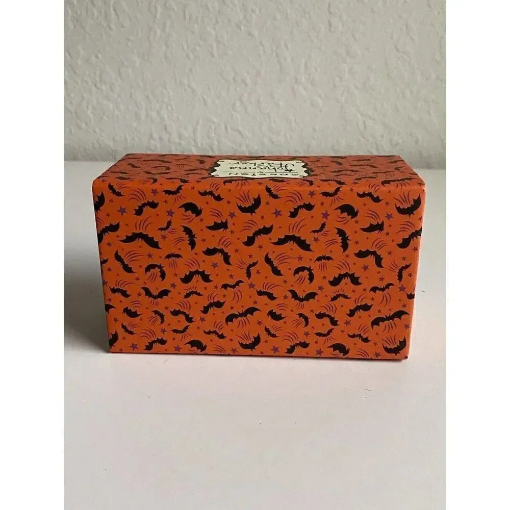 Johanna‎ Parker Halloween Salt & Pepper Shakers Pumpkin Jack-O-Lantern NEW